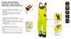 NEO TOOLS Láthatósági kantáros munkanadrág, lélegző, 240gsm, Polyester+pamut, sárga, M 81-777-M