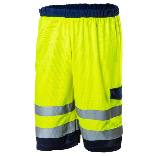 NEO TOOLS LÁTHATÓSÁGI HÁLÓS RÖVIDNADRÁG, SÁRGA, S 81-782-S