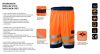 NEO TOOLS LÁTHATÓSÁGI HÁLÓS RÖVIDNADRÁG, NARANCSSÁRGA, S 81-783-S
