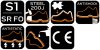 NEO TOOLS Munkavédelmi cipő, bőr, S1 SRC, acél orrmerevítés, 45 82-160-45