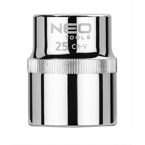 NEO TOOLS Dugókulcs 25mm, 1/2", 6 pontos, SUPERLOCK 25 év garanciával 08-025