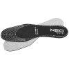 NEO TOOLS Talpbetét, antibakteriális, szagsemlegesítő, univerzális méret, aktív szénnel 82-302