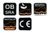 NEO TOOLS Munkavédelmi cipő OB, 43 82-714