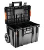 NEO TOOLS Rakásolható szerszámosláda, szerszámláda, kerekekkel, 530x390x690mm, System II. 84-062