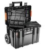 NEO TOOLS Rakásolható szerszámosláda, szerszámláda, kerekekkel, 530x390x690mm, System II. 84-062