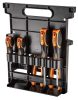 NEO TOOLS Rakásolható szerszámosláda, szerszámláda, kerekekkel, 530x390x690mm, System II. 84-062