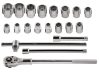 NEO TOOLS Dugókulcskészlet 3/4", 21db  25 év garanciával 08-061