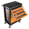NEO TOOLS Műhelykocsi, 7 fiókos, 176db szerszámmal, 680x460x1030mm, szerszámkocsi 25 év garanciával 84-222-12