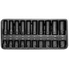 NEO TOOLS Gépi dugókulcskészlet 1/2", 20db, 10-24mm, műhelykocsitálcával 25 év garanciával 84-241