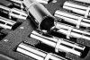 NEO TOOLS Dugókulcskészlet hosszú 1/2” 14db, 8-21mm, műhelykocsitálcával 25 év garanciával 84-243