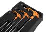 NEO TOOLS IMBUSZKULCS KÉSZLET „T” MARKOLATTAL 6db, MŰHELYKOCSITÁLCÁVAL 84-254