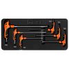 NEO TOOLS Torxkulcs KÉSZLET „T” MARKOLATTAL 6db, MŰHELYKOCSITÁLCÁVAL 84-264