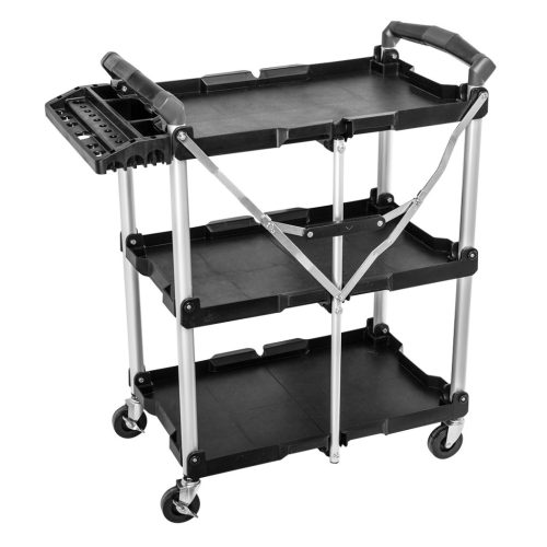 NEO TOOLS Nyitott összecsukható műhelykocsi, 83.5 x 66 x 42cm, 75kg terhelhetőség, szerszámkocsi 84-404