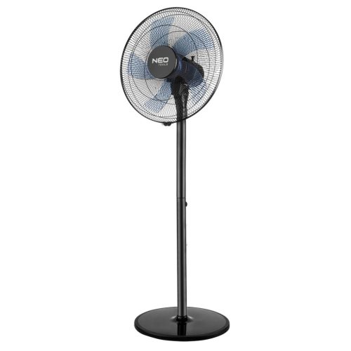 NEO TOOLS Álló ventilátor 50W, átmérő 40cm, 3 sebességfokozat, forgó, 2 in1 állitható magasság 2 év garanciával 90-001