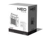 NEO TOOLS Ipari PTC Elektromos Kerámia Hősugárzó 3 kw, termosztát, levehető fogantyú, borulásvédelem, 210 m3/h 2 év garanciával 90-061