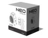 NEO TOOLS Ipari PTC Elektromos Kerámia Hősugárzó 2 kw, Két fokozat, állítható szög, levehető fogantyú, 197 m3/h 2 év garanciával 90-062
