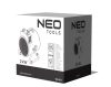 NEO TOOLS Ipari elektromos hősugárzó 2kW, állíth. üzemmód, IPX4(vizálló), állíth. szög, szabadonálló, 330 m3/h 2 év garanciával 90-067