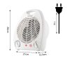 NEO TOOLS Fűtőventilátor, álló, 2 fokozatú, 1000/2000W 2 év garanciával 90-116