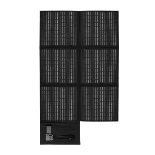 NEO TOOLS Hordozható napelem, napelemes töltő, 120W, 12V-os akku, telefon, laptop töltésre, 2db USB csatlakozó 2 év garanciával 90-141