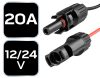 NEO TOOLS Napelemes töltésvezérlő 20A, 12/24V 90-150
