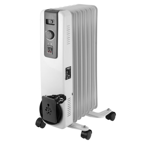 NEO TOOLS Olajradiátor, 7 bordás, 2 fokozatú, 900/1500W 2 év garanciával 90-151