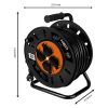 NEO TOOLS Kábeldob, hosszabbító, 40m/3x2,5mm2 réz kábel, 230V, IP20, hőkioldó, műanyag dob, fém keret  90-174