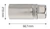 NEO TOOLS Gyújtógyertyakulcs 1/2"21mm, Mágneses, Spline 25 év garanciával 08-091