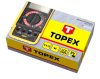 TOPEX MULTIMÉTER Digitális, AC V, DC A, DC V, AC A, Ellenállás, Dióda, Akku mérő 1,5V, 9V 94W105