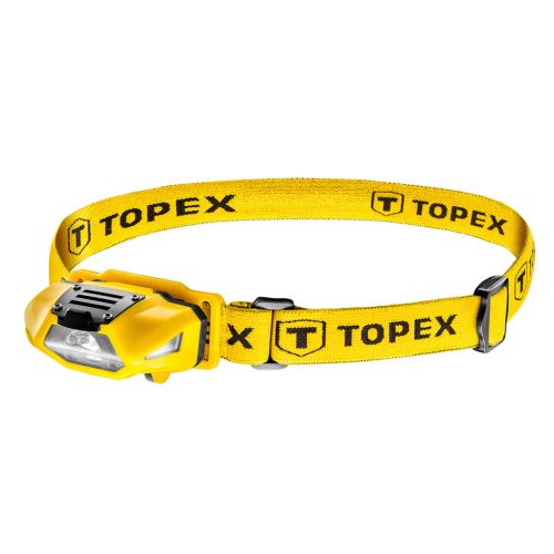 TOPEX Fejlámpa LED 70lum, fehér + piros, 1xAA 94W390