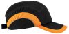 NEO TOOLS Munkavédelmi baseball sapka, merevítettl, fekete és narancssárga, CE 97-592