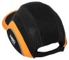 NEO TOOLS Munkavédelmi baseball sapka, merevítettl, fekete és narancssárga, CE 97-592