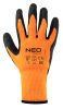 NEO TOOLS Munkakesztyű, hőszigetelt, latex bevonatú poliészter, 2242X, 10" 97-612-10