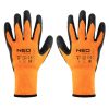 NEO TOOLS Munkakesztyű, hőszigetelt, latex bevonatú poliészter, 2242X, 9" 97-612-9