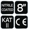 NEO TOOLS Munkakesztyű, nitril bevonatú nylon, 4131X, 8" 97-616-8