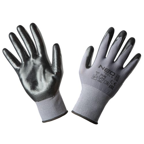 NEO TOOLS Munkakesztyű, nitril bevonatú nylon, 4131X, 9" 97-616-9