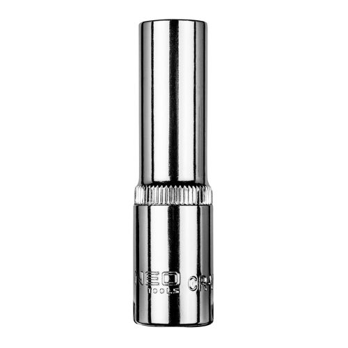 NEO TOOLS Dugókulcs 10mm, 3/8", hosszú hatlapú 25 év garanciával 08-185