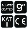 NEO TOOLS Munkakesztyű, latexbevonatú poliészter(2 rétegű), 3141X, 9" 97-643-9