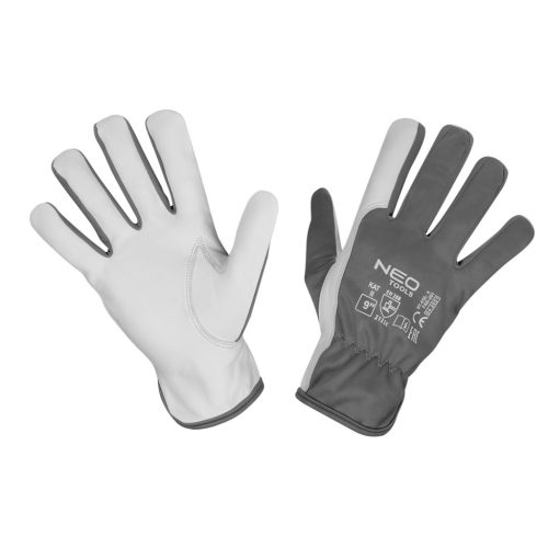 NEO TOOLS Munkakesztyű, 2122X, kecske bőr, 9", CE 97-656-9