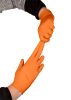 NEO TOOLS Munkakesztyű, perforált nitril, narancssárga, 50db, M 97-690-M