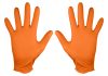 NEO TOOLS Munkakesztyű, perforált nitril, narancssárga, 50db, XL 97-690-XL