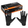 NEO TOOLS Munkakesztyű, perforált nitril, fekete, 100db, L 97-691-L