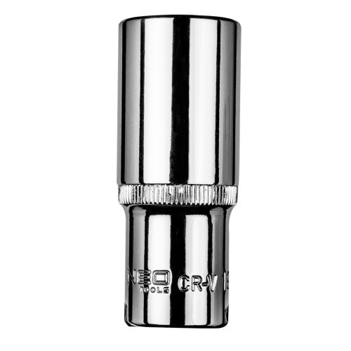 NEO TOOLS Dugókulcs 19mm, 3/8", hosszú hatlapú 25 év garanciával 08-194
