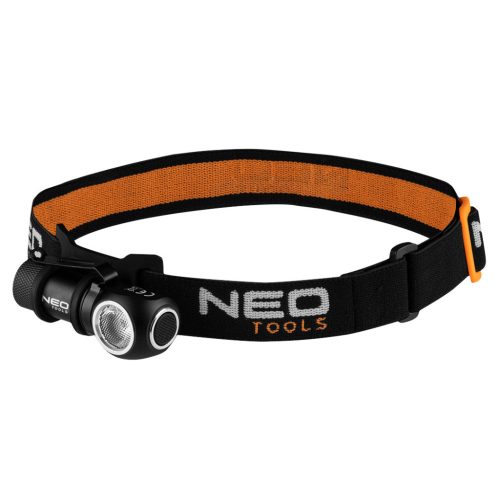 NEO TOOLS Fejlámpa + zseblámpa 2az1-ben, tölthető 600lum USB magnetic charging CREExPG3 LED, 6W 99-027
