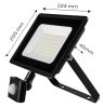 NEO TOOLS Reflektor, mozgásérzékelős, 230V/50W 4000lum SMD led 2 év garanciával 99-050