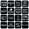 NEO TOOLS Reflektor 230V/20W, 1600lum, SMD led 2 év garanciával 99-051