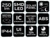 NEO TOOLS Napelemes fali reflektor 20 SMD LED 200lum, mozgásérzékelő 99-055