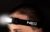 NEO TOOLS Fejlámpa, tölthető USB 180lum COB LED + mozgásérzékelővel 99-069