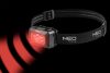 NEO TOOLS Fejlámpa, tölthető, USB, 250 lum, COB LED + mozgásérzékelővel 99-073