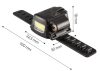 NEO TOOLS Mini műhely-vizsgálólámpa, újra szerelhető, 90lum, COB LED, tőlthető, lézer pointer 99-078