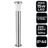 NEO TOOLS Kültéri állólámpa, 13W, 120x800x118mm, rozsdamentes acél 2 év garanciával 99-081